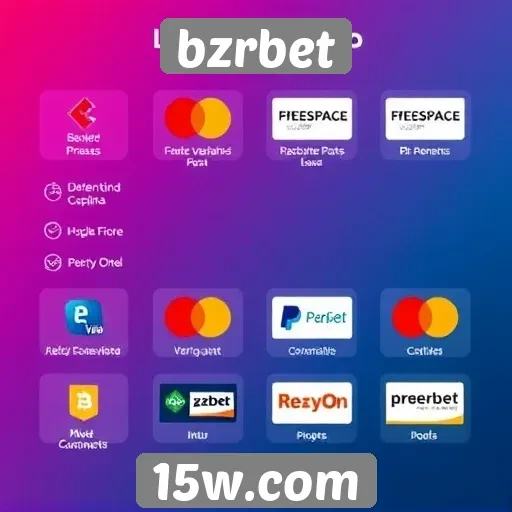 Opcões de pagamento disponíveis no bzrbet
